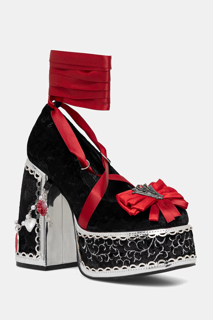 Lodičky Koi Footwear x Twilight The Cold Ones textilní černá DBP78