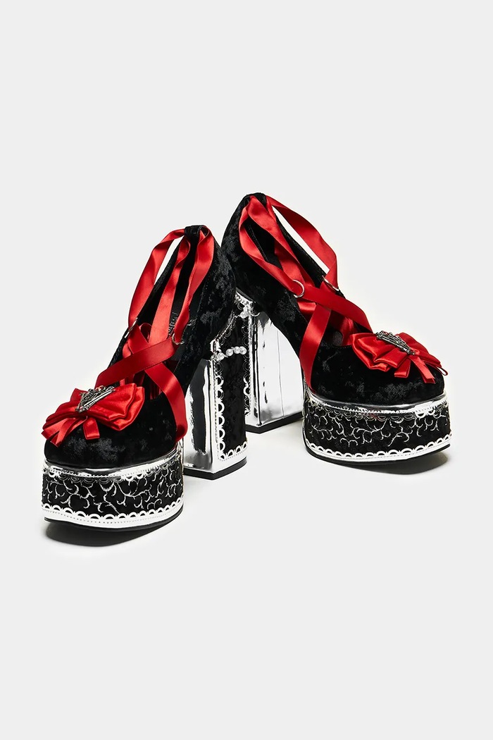 Lodičky Koi Footwear x Twilight The Cold Ones DBP78 černá