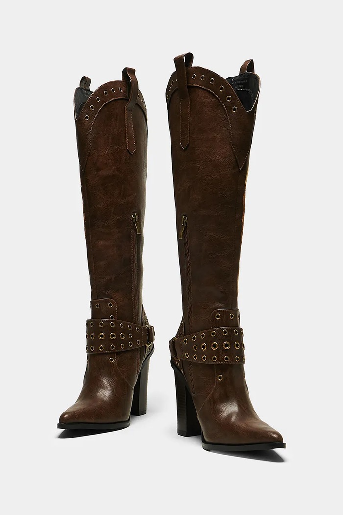 Kavbojski škornji Koi Footwear x Twilight Children Of The Moon Cowboy Boots FW01