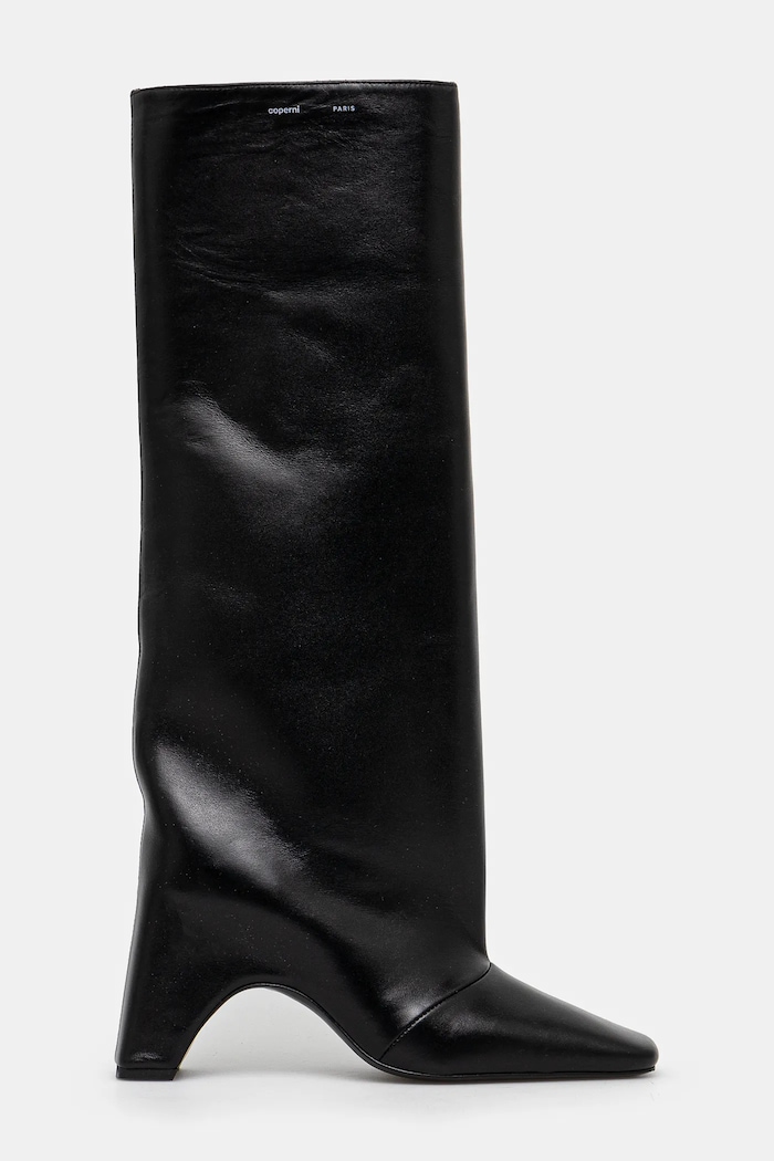 Kožne čizme Coperni Bridge Boot COPSH03420C crna AW24