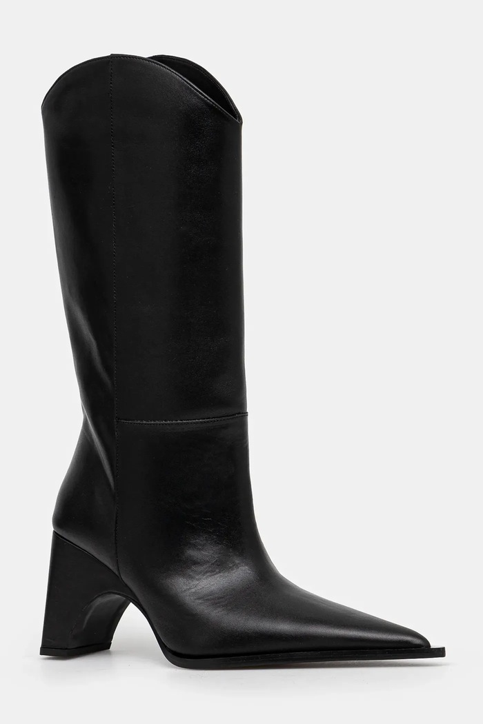 Coperni kowbojki skórzane Bridge Cowboy Boot słupek czarny COPSH16467