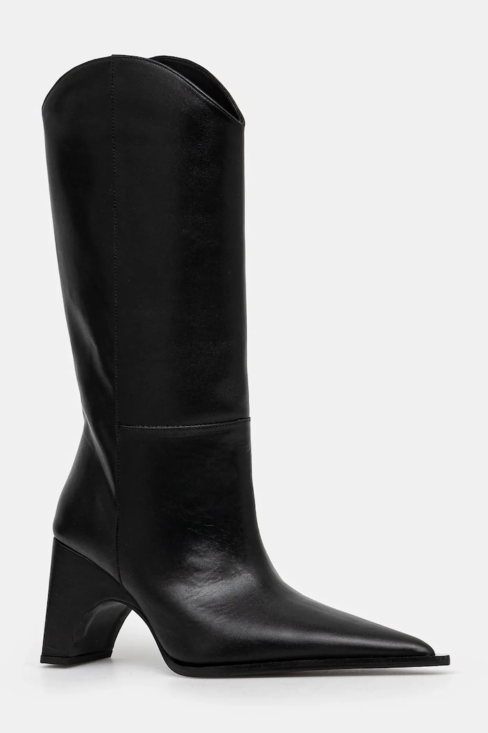 Coperni kowbojki skórzane Bridge Cowboy Boot słupek czarny COPSH16467