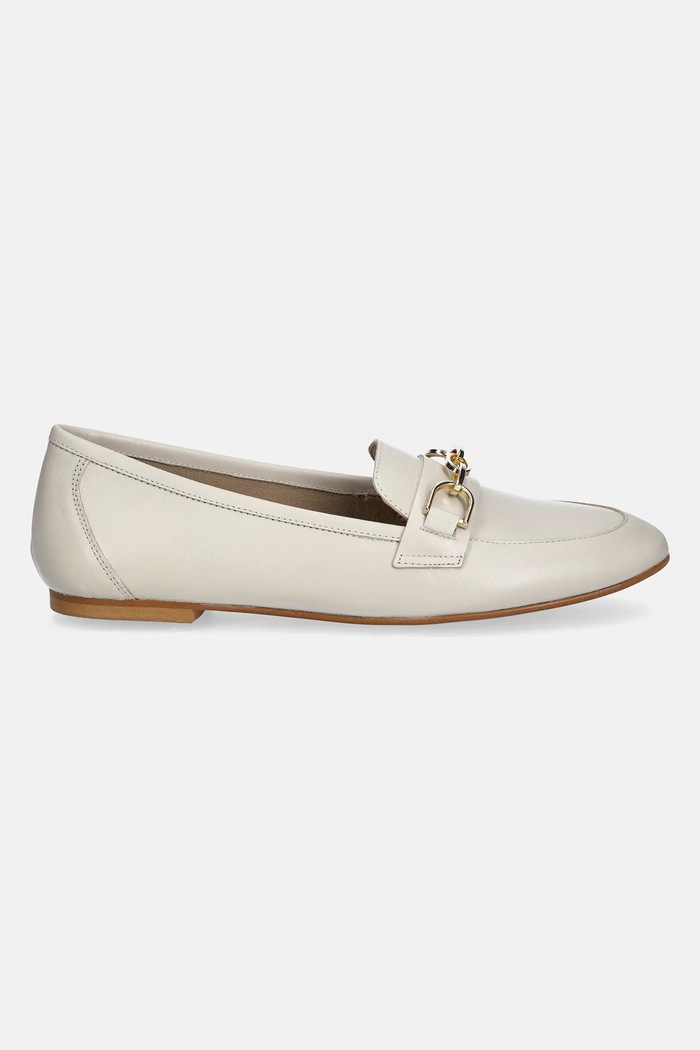 Geox mokasyny skórzane D LLIZIA B D36TUB.00085.C1122 beżowy AW24