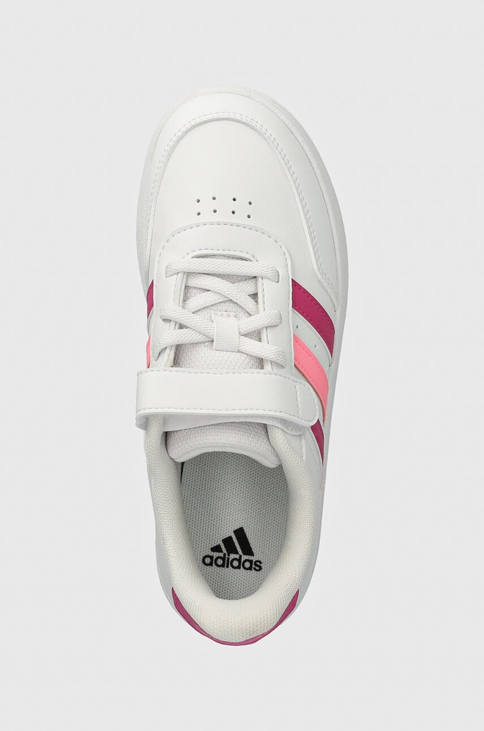 adidas sneakersy dziecięce BREAKNET 2.0 EL C biały IE3791