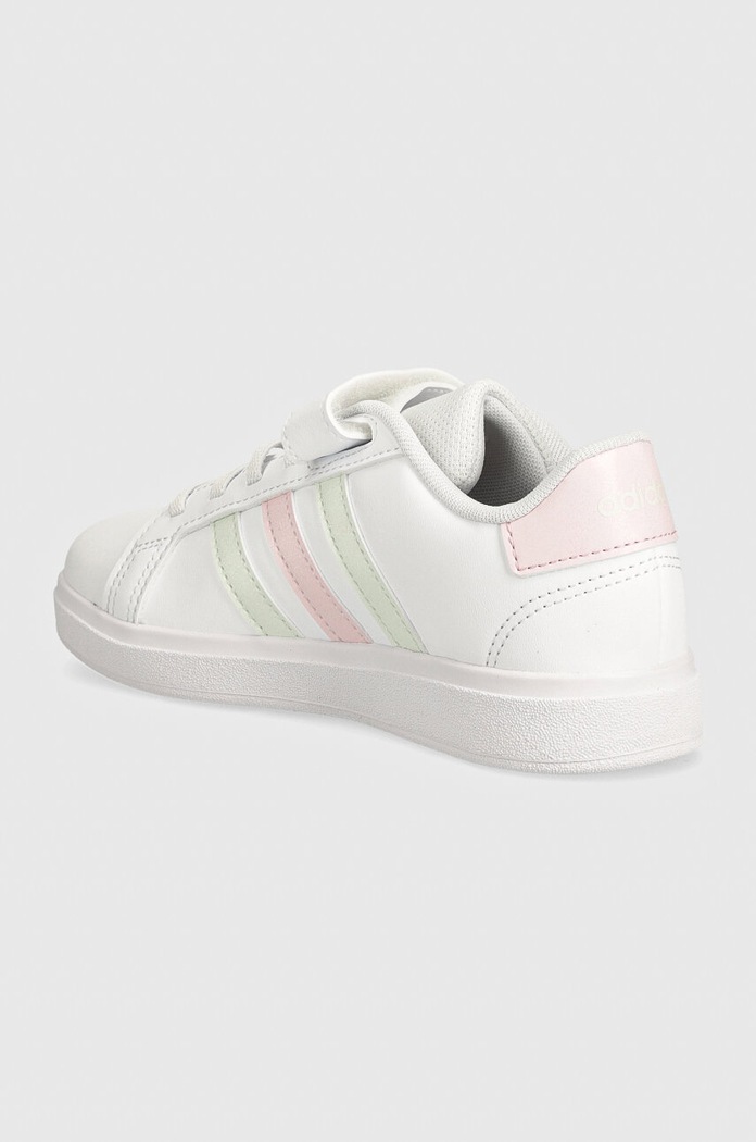 DÍVKA Dětské sneakers boty adidas GRAND COURT 2.0 EL C IE5993 bílá