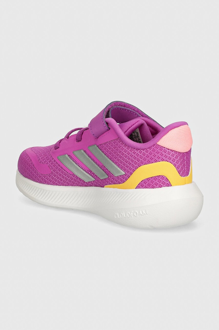 DÍVKA Dětské sneakers boty adidas RUNFALCON 5 EL IE8601 fialová