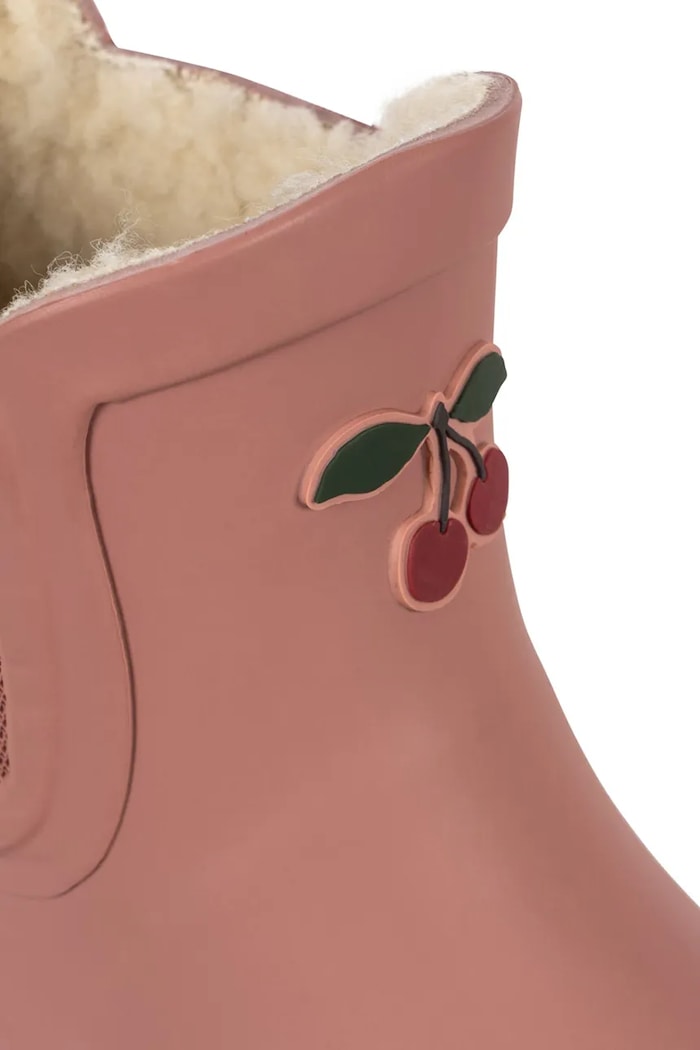 Konges Sløjd stivali da pioggia per bambini ROI RAIN BOOT LOW KS101290.G rosa