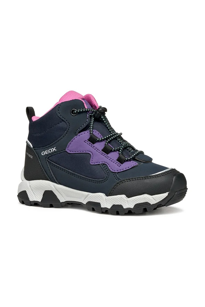 Geox buty dziecięce MAGNETAR. ABX imitacja skóry licowej granatowy J464LB.050FU.24.27