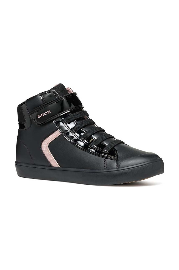 Geox sneakersy dziecięce JISLI imitacja skóry licowej czarny J464NA.5402.28.35