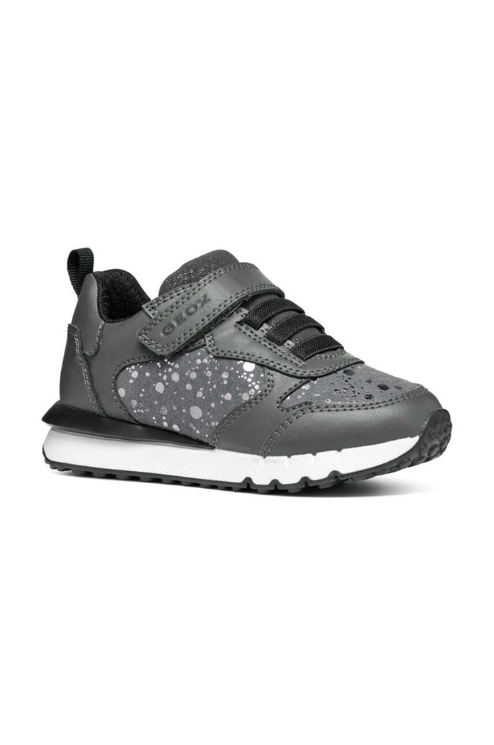 Geox sneakersy dziecięce FASTICS imitacja skóry licowej szary J46GZB.0BCBL.28.35