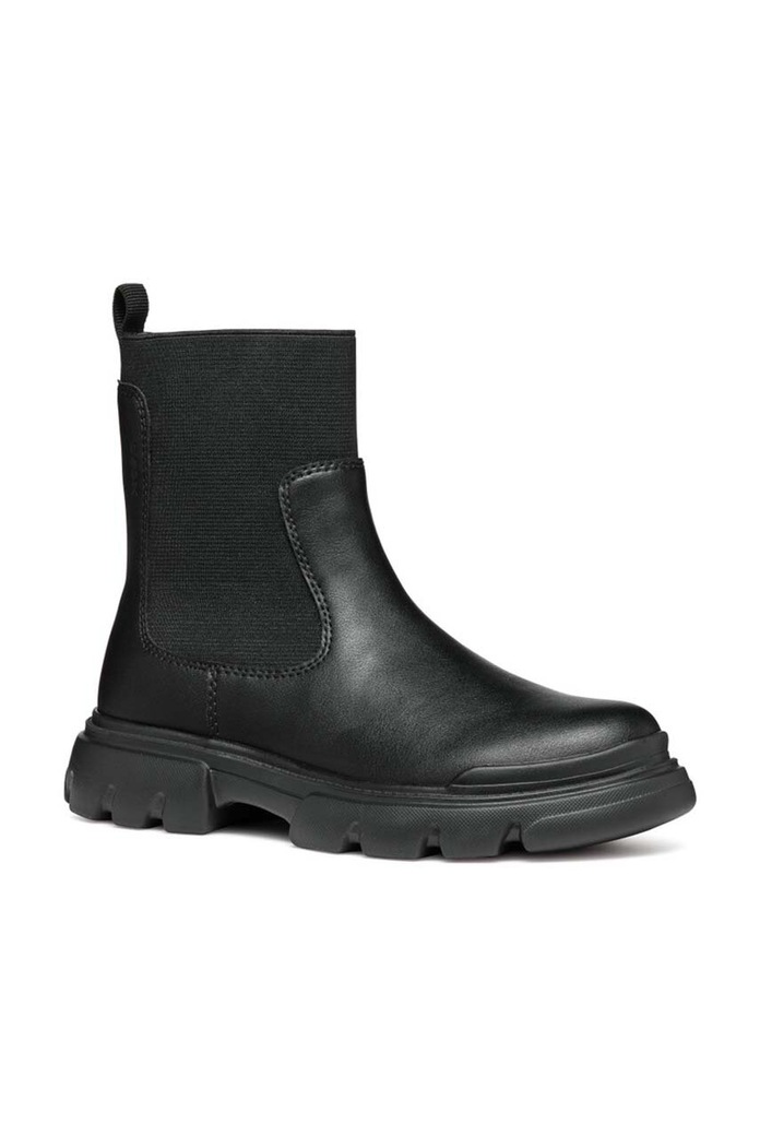 Dětské holínky Geox JUNETTE textilní černá J46HVC.0BCNH.36.39