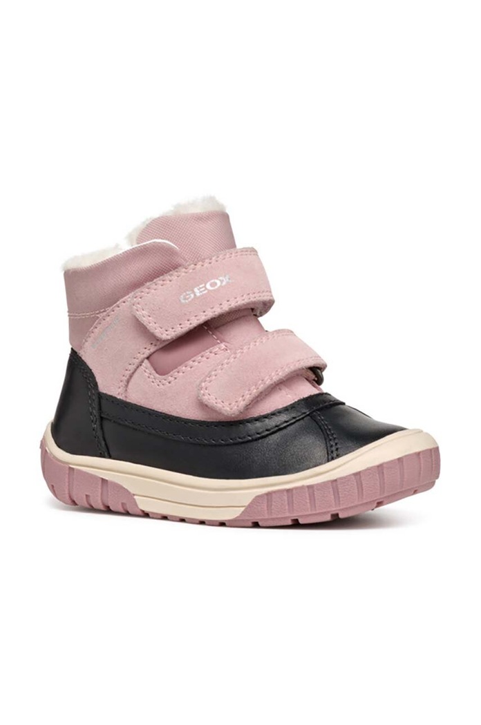 Детски зимни обувки Geox OMAR WPF велур розов B462LC.022FU.20.23