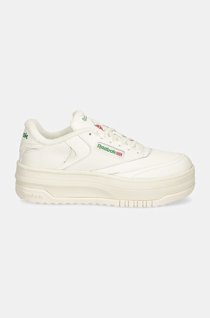 Reebok Classic sneakersy skórzane dziecięce CLUB C EXTRA 100208011 biały AW24