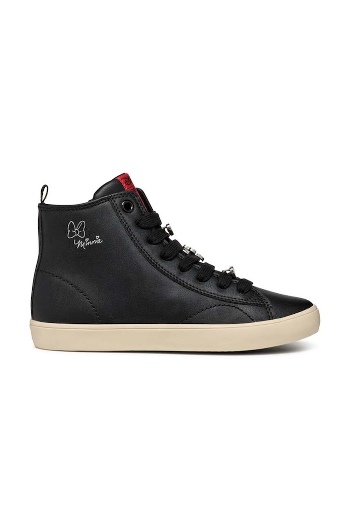 Dětské kožené sneakers boty Geox JISLI J464NH.000BC.36.39 černá AW24