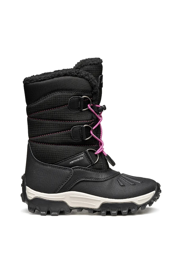 Geox cizme de iarnă copii HIMALAYA AB J46FTA.0FU50.28.35 negru AW25