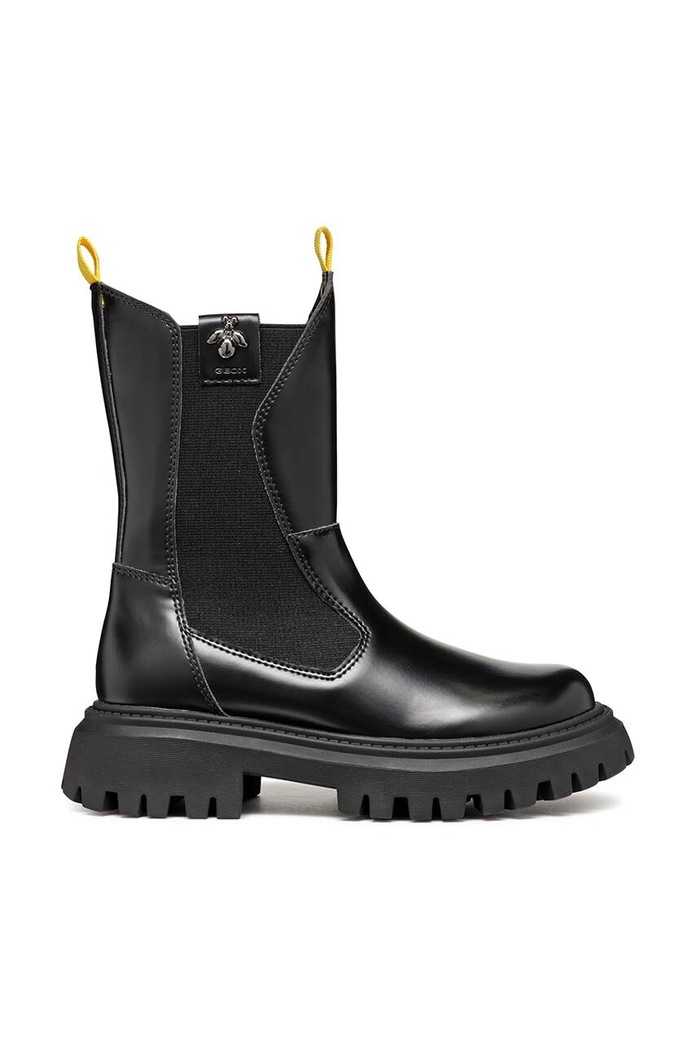 Geox gyerek chealsea csizma MAQUINNENS J46M6A.0CNNH.36.40 fekete AW24