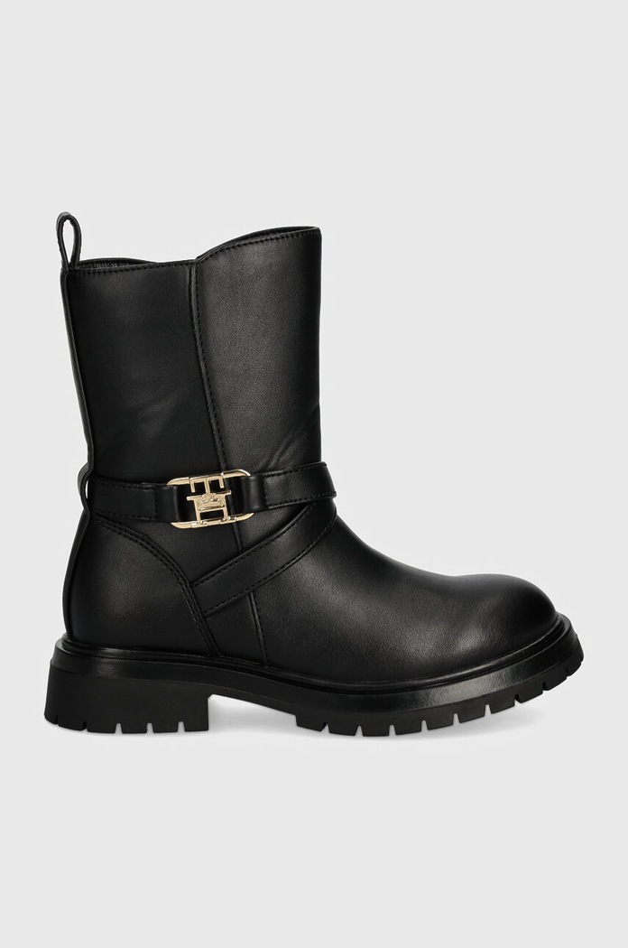 Dětské boty Tommy Hilfiger T3A5.33574.30.34 černá AW24