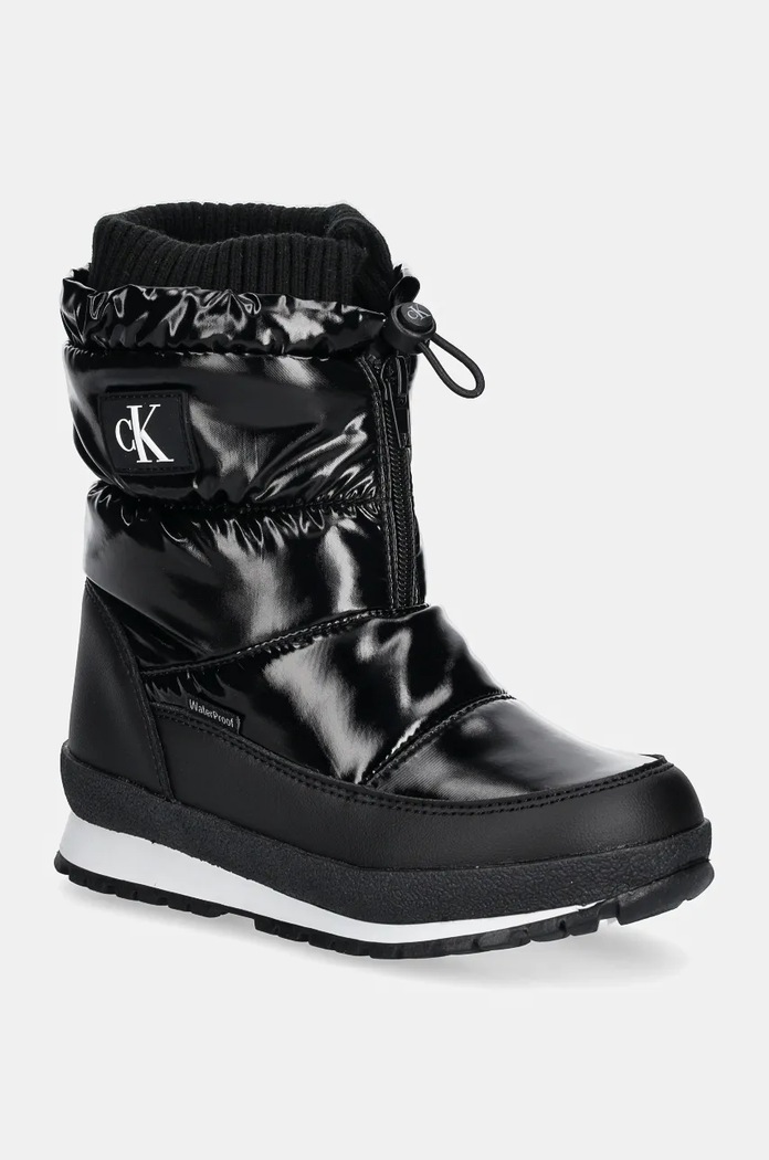 Detské snehule Calvin Klein Jeans textilný čierna V3A5.81037.28.34