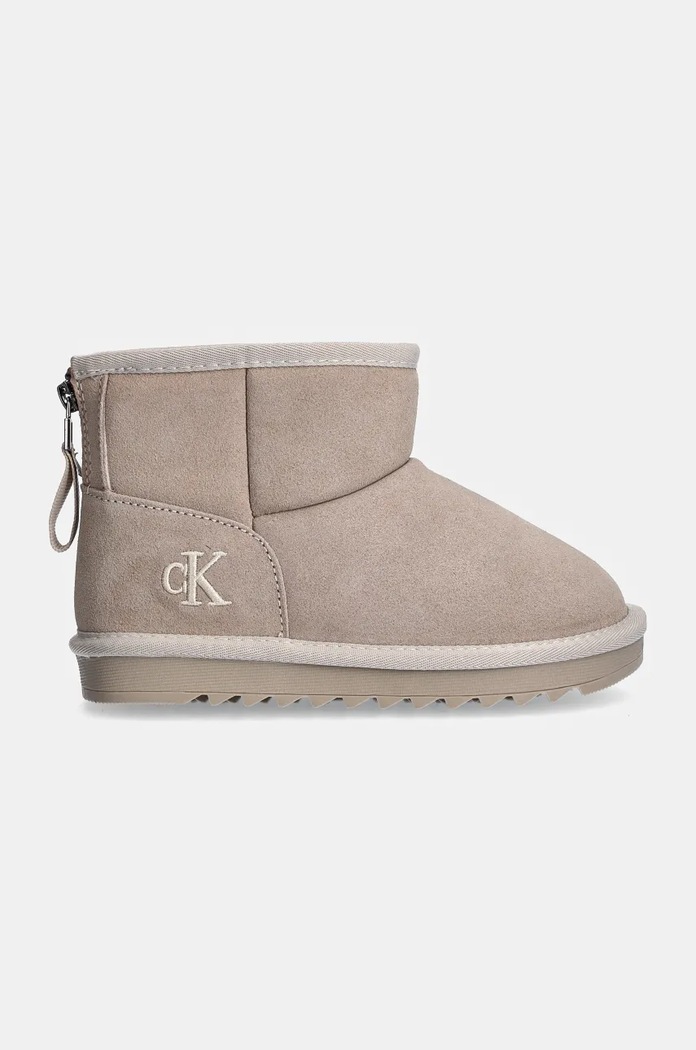 Μπότες χιονιού σουέτ για παιδιά Calvin Klein Jeans V3A5.81036.30.34 μπεζ AW24