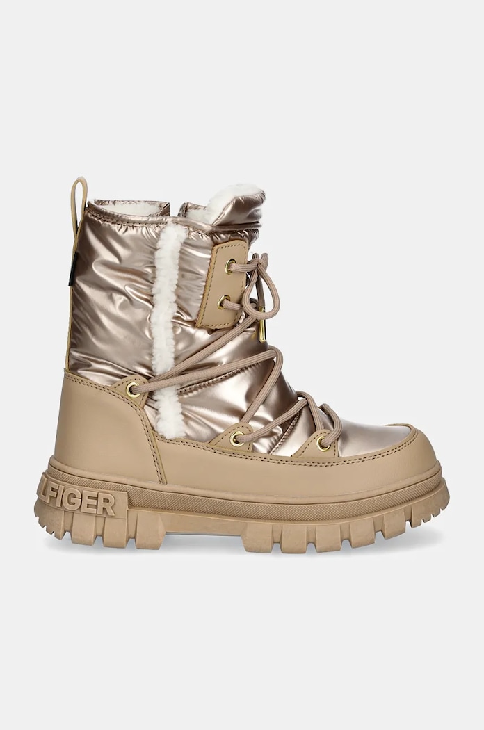 Tommy Hilfiger cizme de iarna pentru copii T3A5.33610.35.40 bej AW24