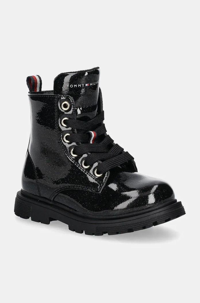 Dětské boty Tommy Hilfiger jemné zateplení černá T1A5.33564.24.29