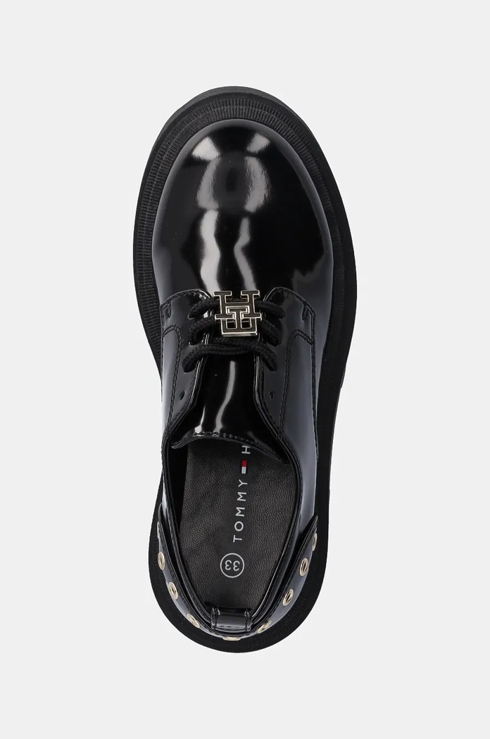 Tommy Hilfiger półbuty dziecięce czarny T3A4.33577.30.34