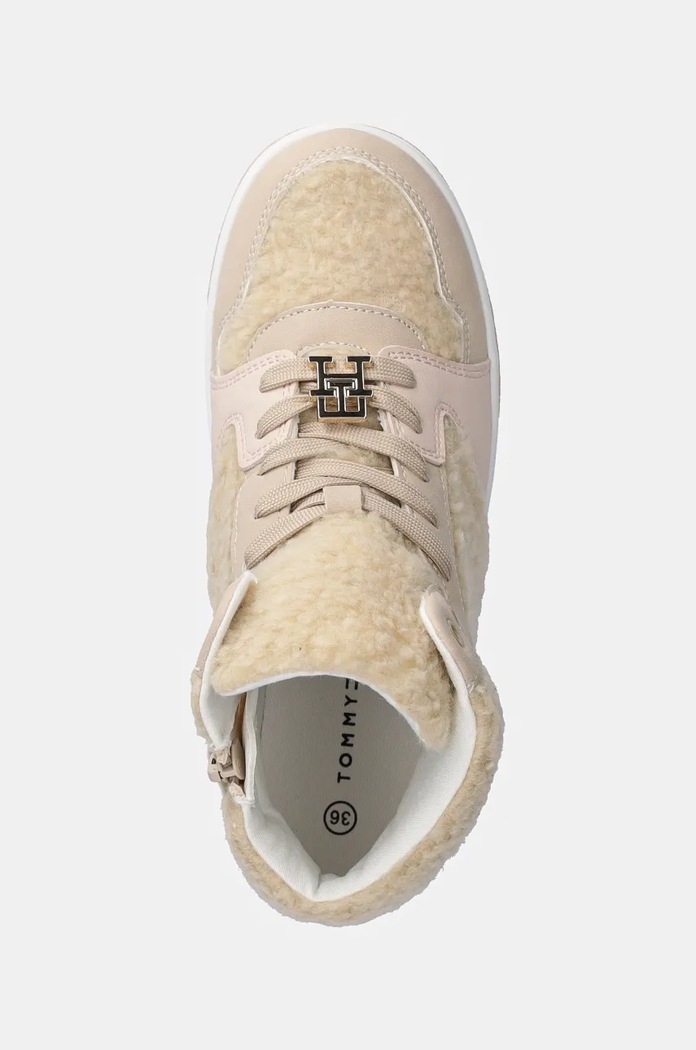 Tommy Hilfiger sneakers pentru copii bej T3A9.33530.35.40