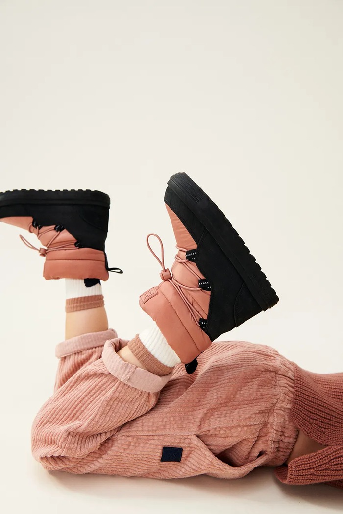 Detské snehule Liewood Zoey Snowboot textilný ružová LW19873.G