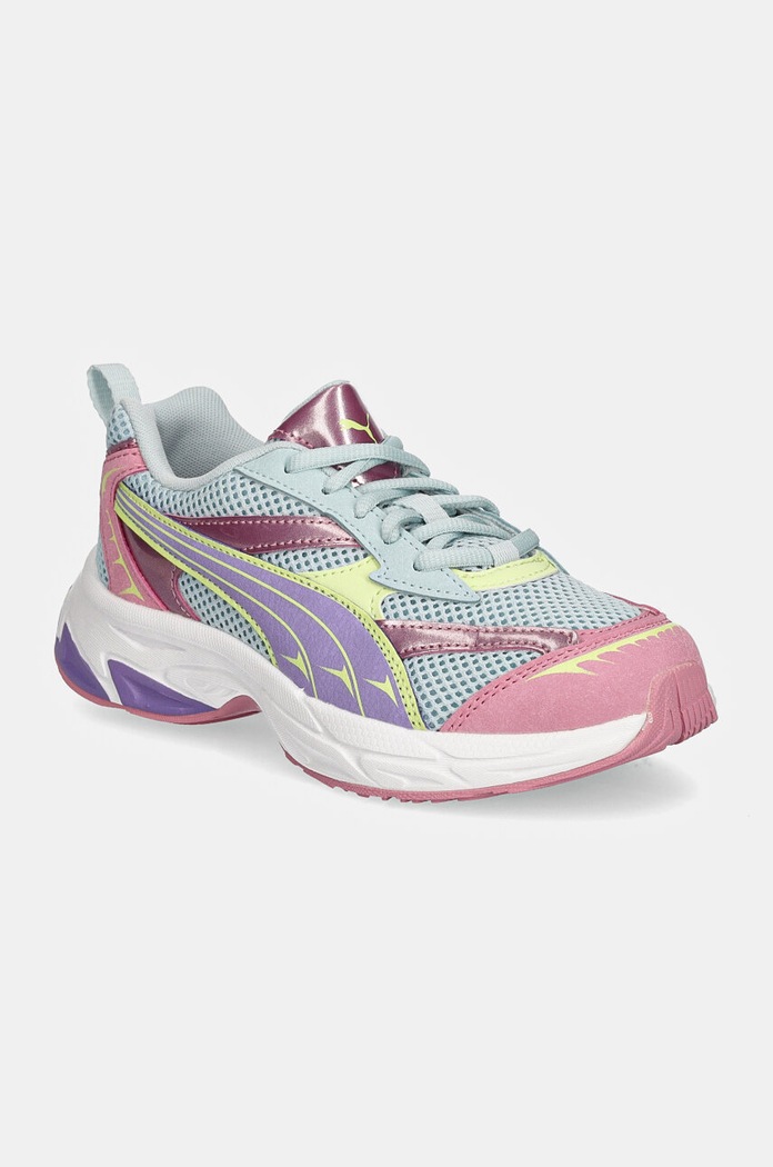 Dětské sneakers boty Puma Morphic Mystery Garden Planet friendly modrá 397884