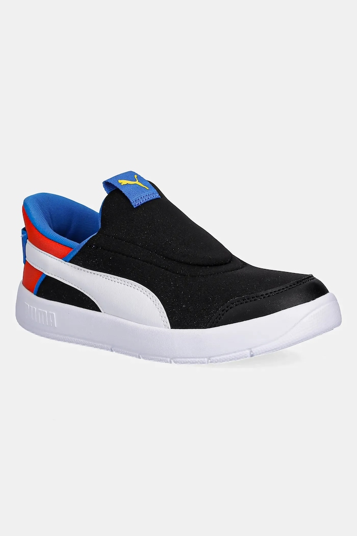 Detské tenisky Puma Courtflex v3 SLIPTECH PS nízky čierna 399734