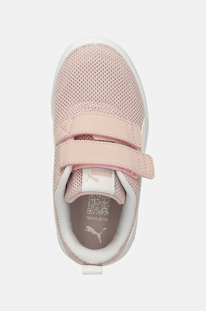 Puma sneakersy dziecięce Courtflex V3 Mesh PS różowy 398085