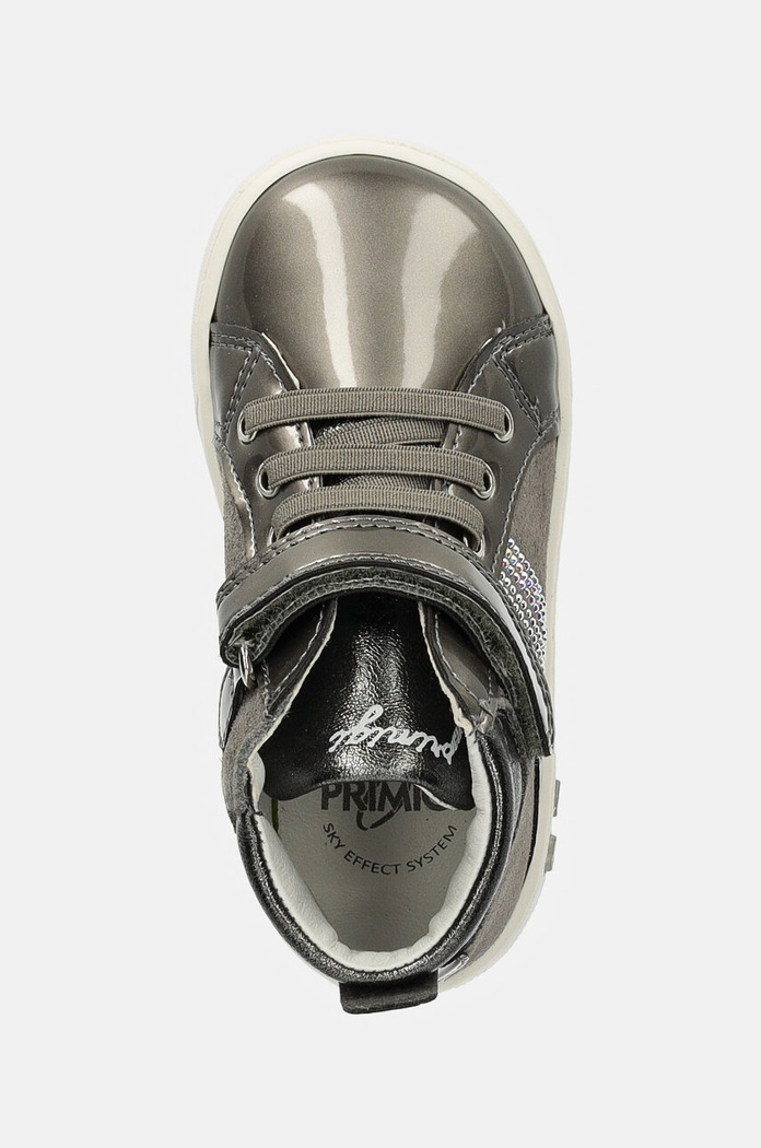 Sneakersy zamszowe dziecięce Primigi 6902711 szary