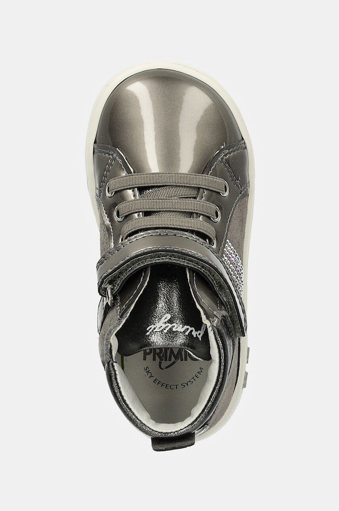 Sneakersy zamszowe dziecięce Primigi 6902711 szary