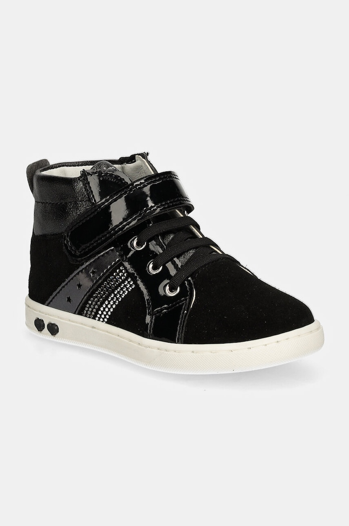 Primigi sneakers de piele întoarsă pentru copii piele întoarsă negru 6902722