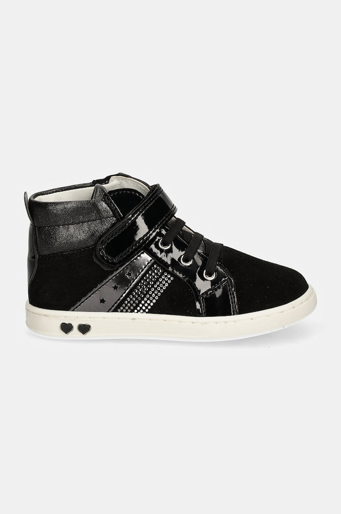 Primigi sneakers de piele întoarsă pentru copii 6902722 negru AW24