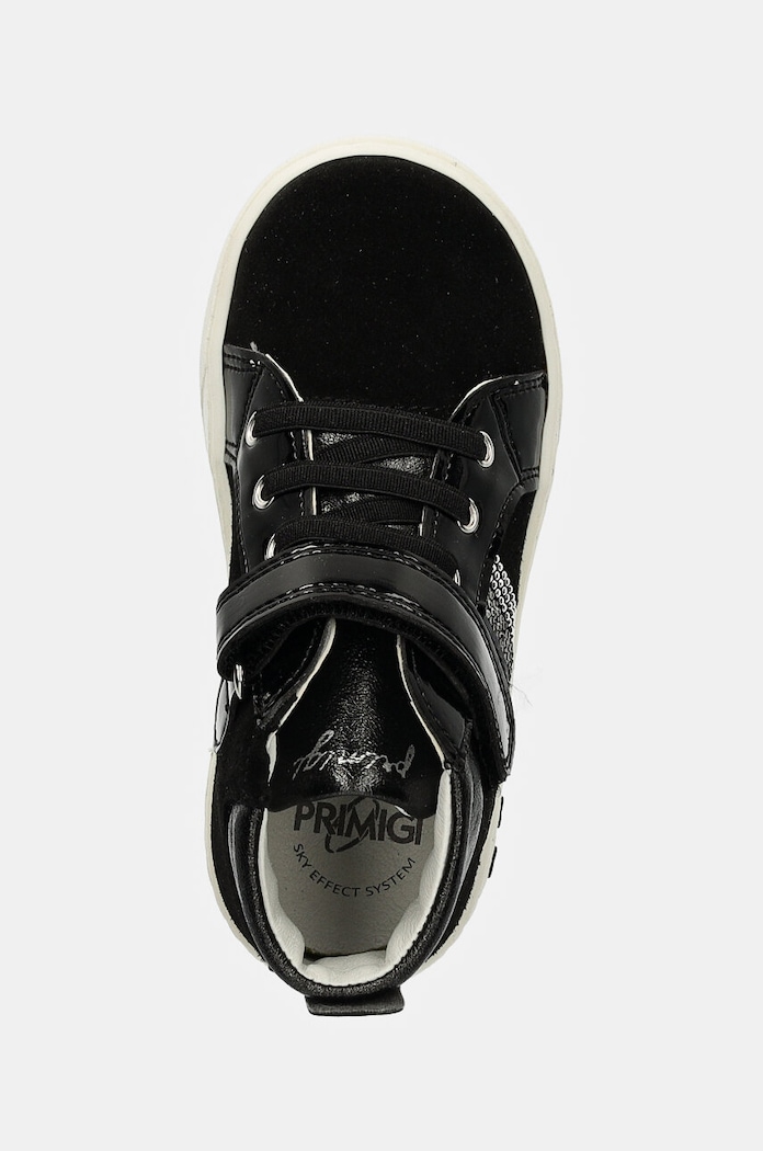 Primigi sneakers de piele întoarsă pentru copii negru 6902722