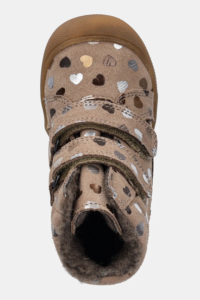 Froddo buty zimowe skórzane dziecięce OLLIE WOOL TEX beżowy G2110138.G.21.24