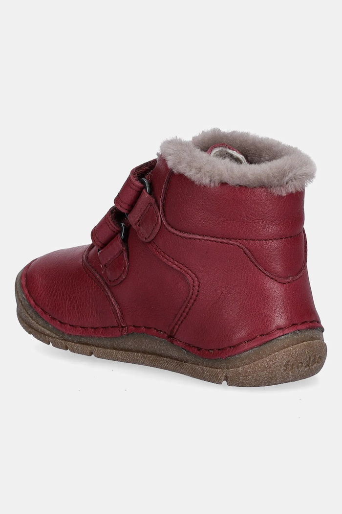 Dievča Detské kožené snehule Froddo PAIX UP WINTER G2110143.G.21.24 burgundské