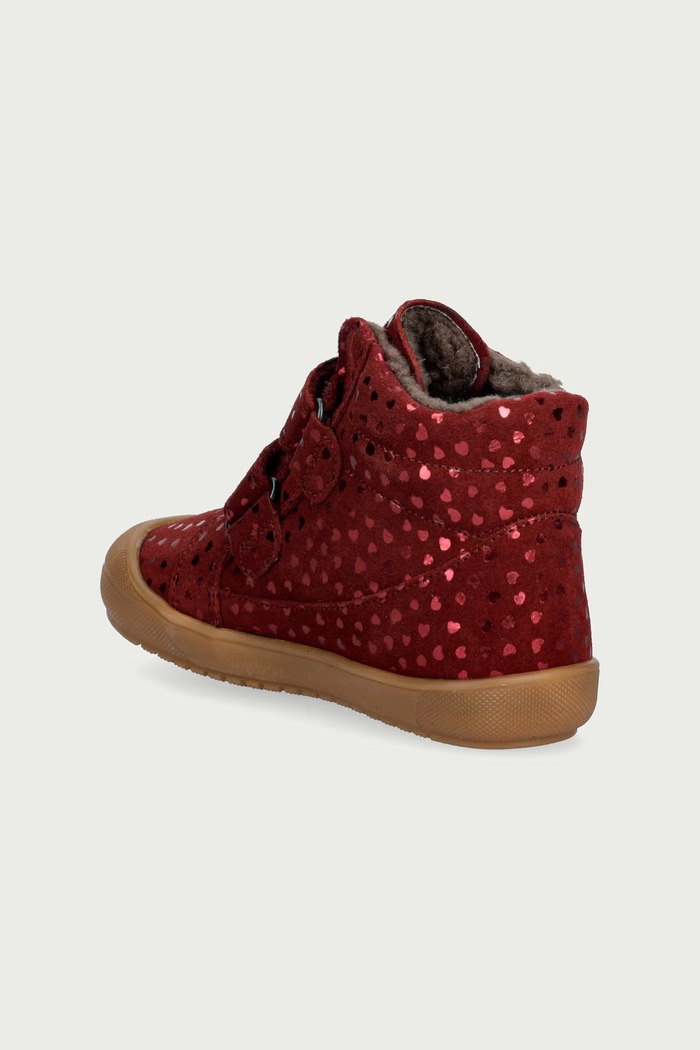Dziewczynka Froddo Buty zimowe dziecięce skórzane OLLIE WOOL TEX G2110138.G.25.28 bordowy