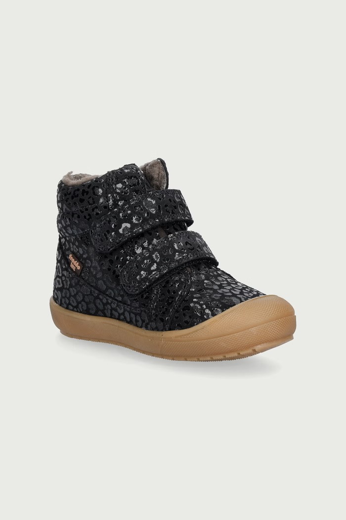 Froddo Obuća zimska za djecu od kože OLLIE WOOL TEX crna G2110138.G.25.28