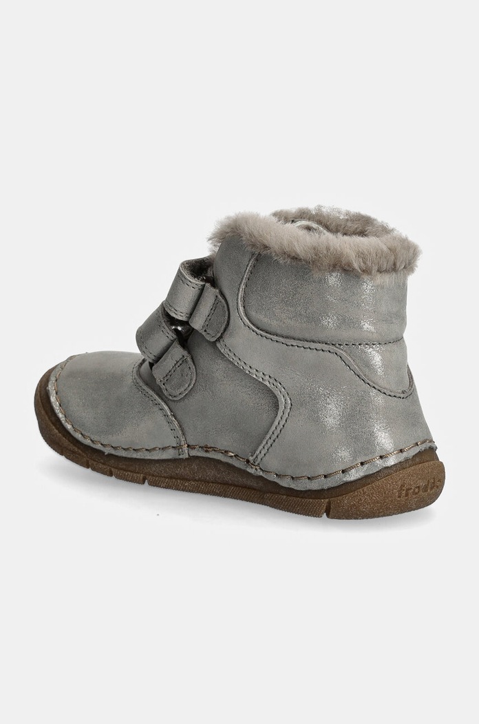 Dievča Detské zimné kožené topánky Froddo PAIX UP WINTER G2110143.G.25.28 strieborná