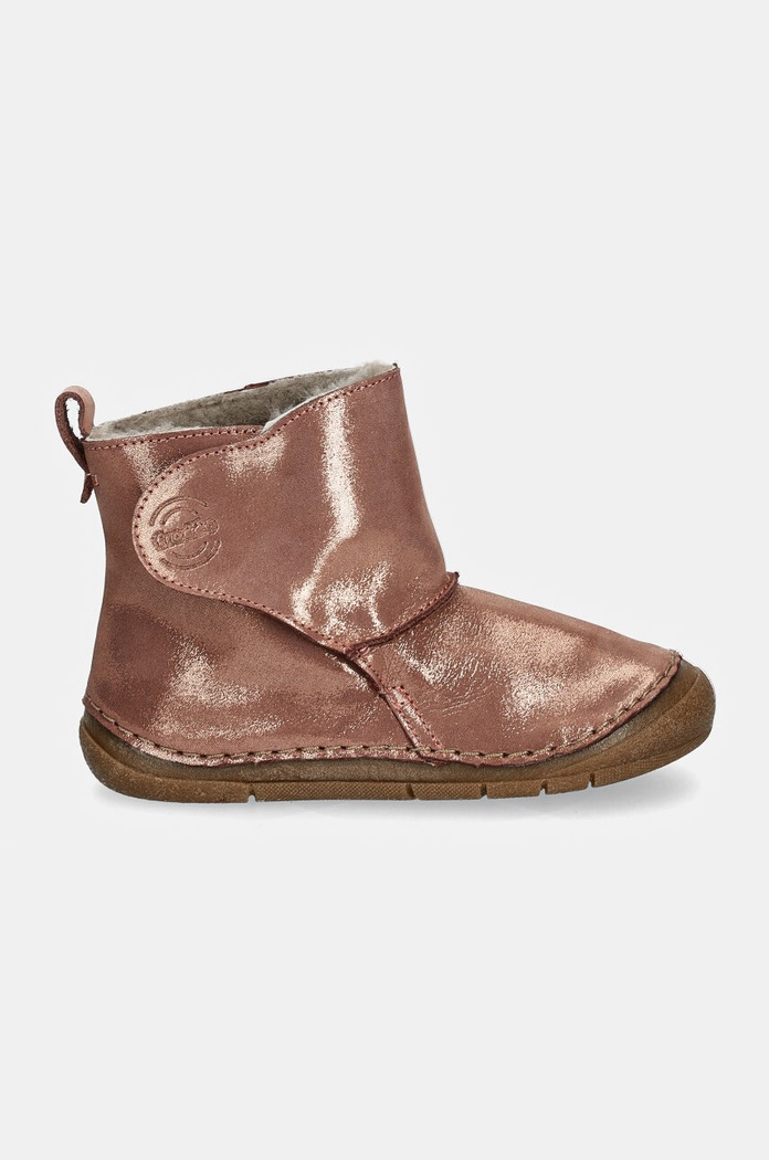 Dětské kožené zimní boty Froddo PAIX UP WINTER BOOTS G2160082.G.25.30 růžová AW24