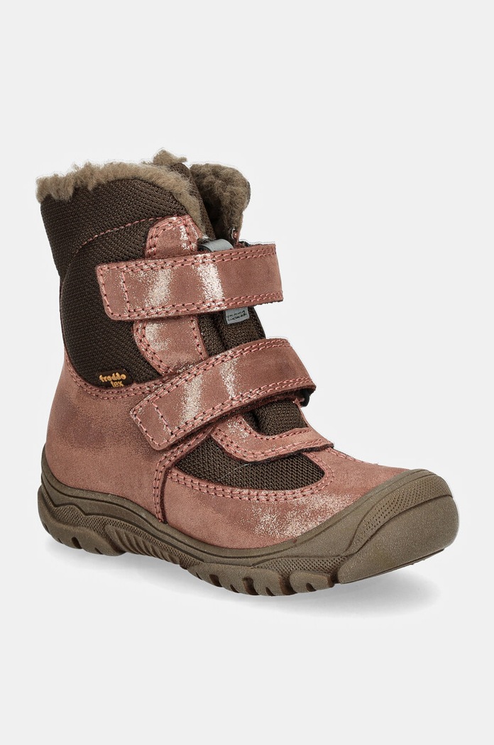 Froddo buty zimowe dziecięce LINZ WOOL TEX HIGH tekstylny różowy G3160229.G.25.30