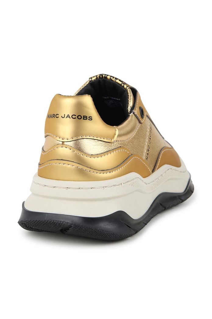 Deklice Otroške usnjene superge Marc Jacobs W60375.36.37 zlata