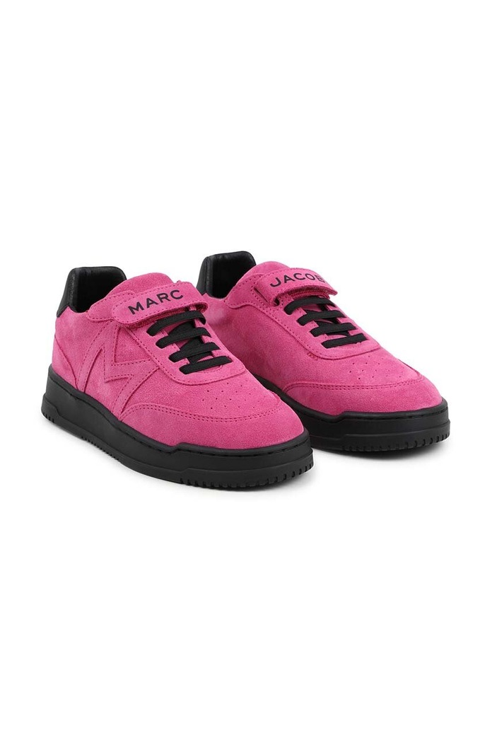 Dětské semišové tenisky Marc Jacobs nízký fialová W60383.36.37