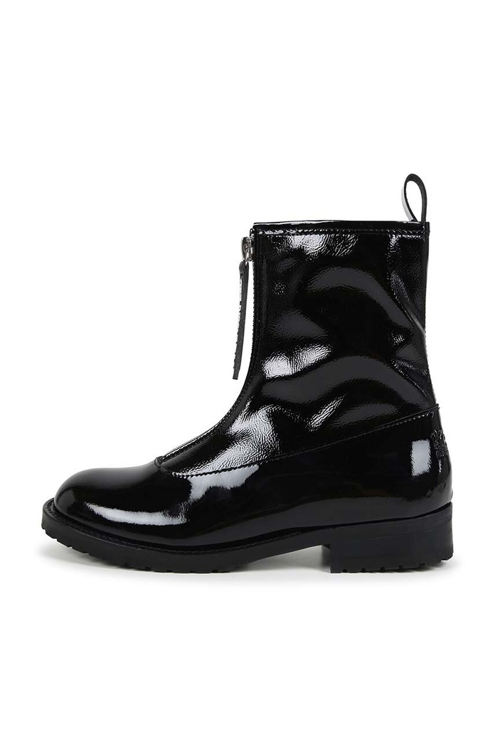 Karl Lagerfeld ghete din piele pentru copii negru Z30305.27.35