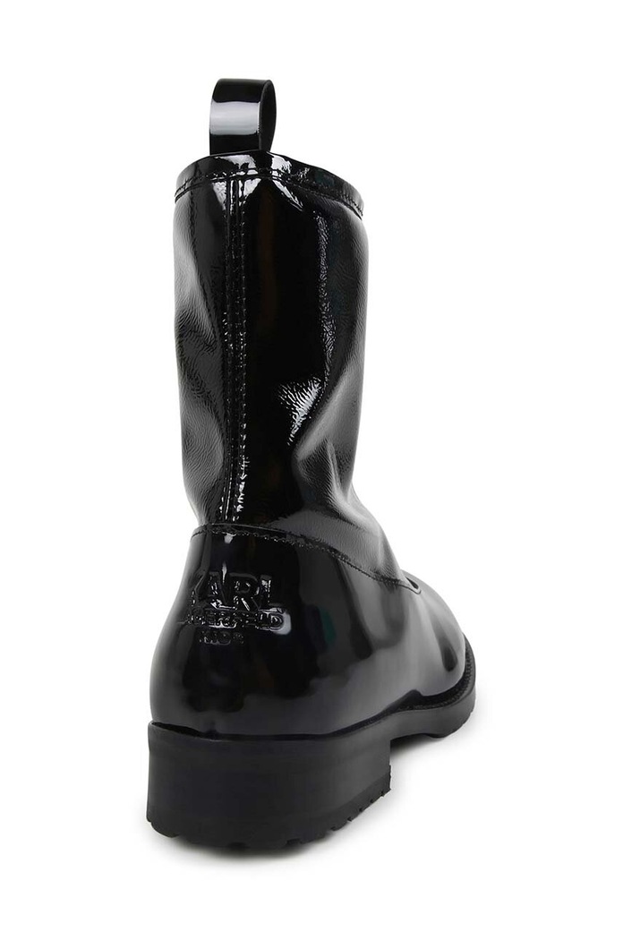 Djevojčice Dječje kožne gležnjače Karl Lagerfeld Z30305.36.39 crna