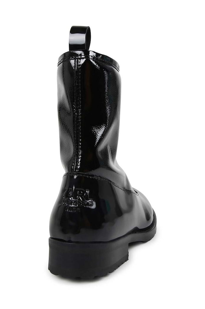 Djevojčice Dječje kožne gležnjače Karl Lagerfeld Z30305.36.39 crna