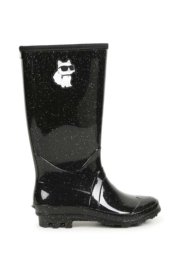 Karl Lagerfeld kalosze dziecięce Z30311.36.39 czarny AW24