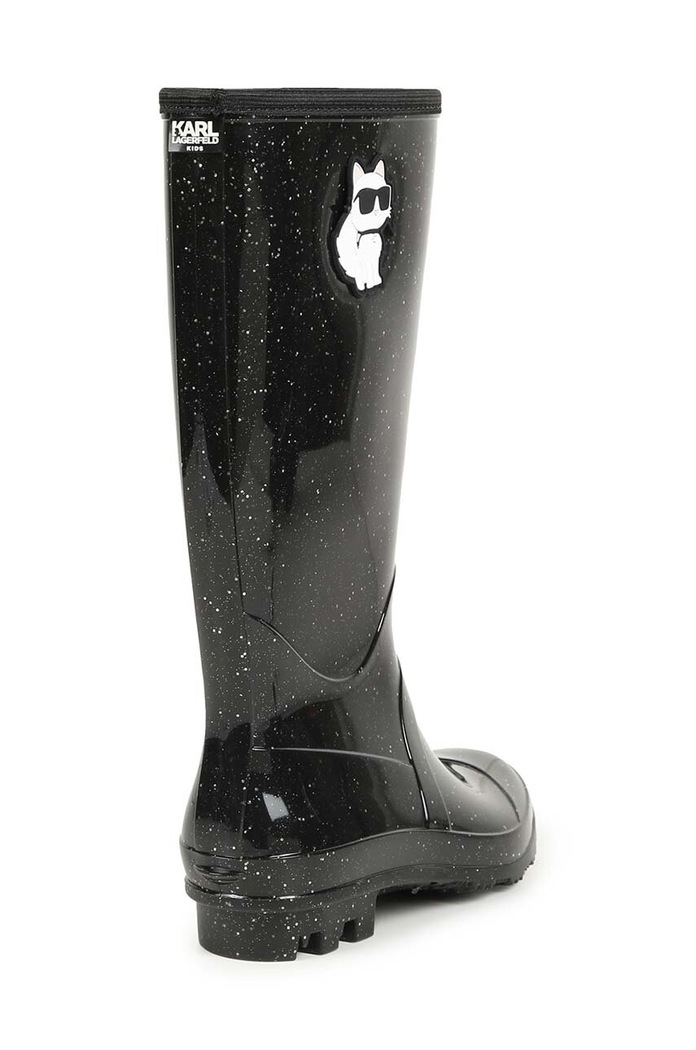 Dziewczynka Karl Lagerfeld kalosze dziecięce Z30311.36.39 czarny